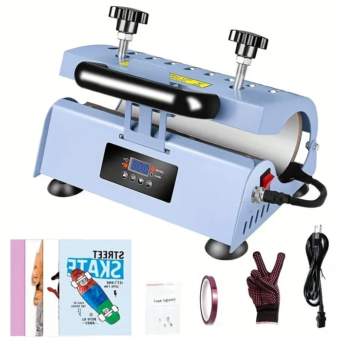 110V Portable Non-Falling Over Heat Press Machine Mug Machine For 30 Oz (about 850.5 G), 20 Oz (about 567.0 G), 16 Oz (about 453.6 G) Straight Up China Ceramic Cup DIY Heat Transfer Print