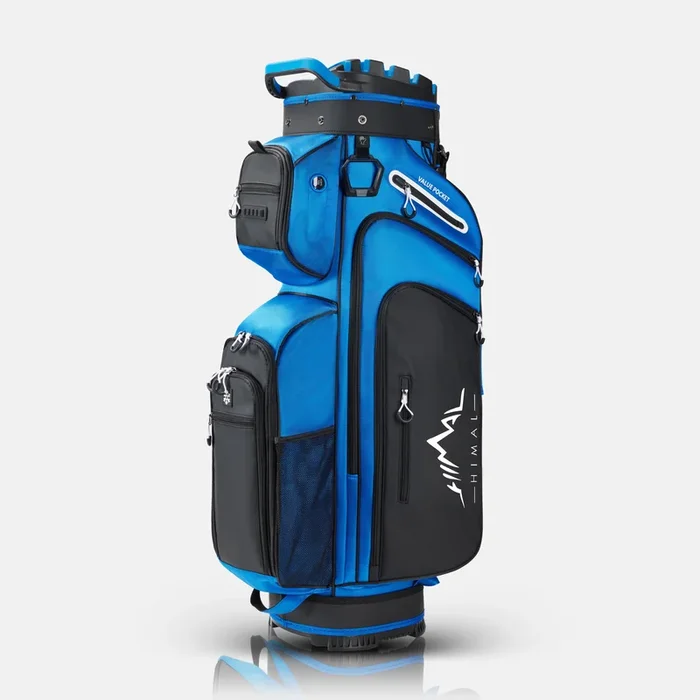 14-Way Full-Length Divider Golf Cart Bag-Blue