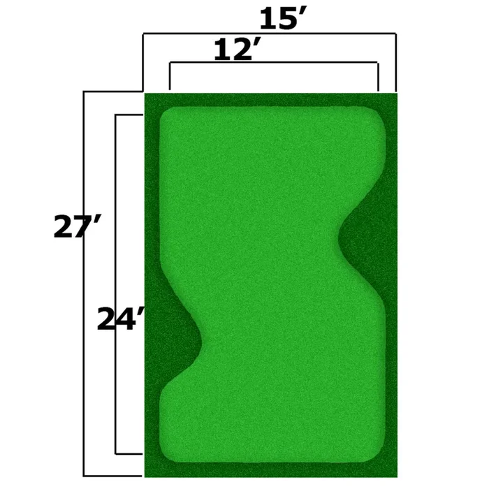 15′ x 27′ Complete Par Saver Putting Green