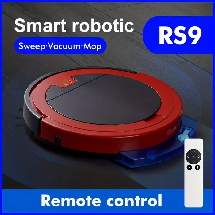 1pc, Smart Robotic Vacuums, Intelligent Vacuum Cleaner Robot For Pet Hairs Floor Carpet Sweeping Floor Mop Dry Wet Sweeper Cleaner With Water Can Vacuum Accessories Cleaning Supplies Small Appliance