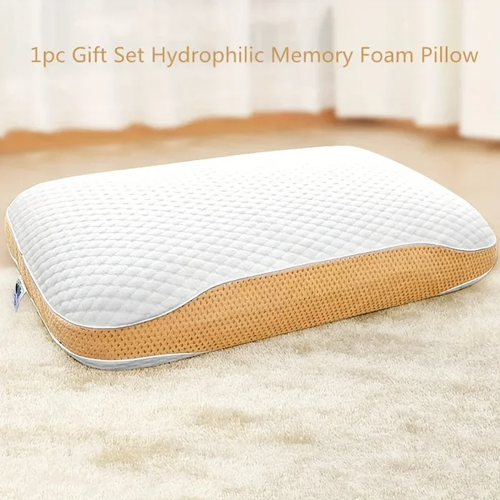 1pc Space Memory Foam Biobase Pillows For Stomach Or Side Sleepers, For Bedroom Guest Room-Sleep Side Sleep Pillow For Neck And Shoulder Pain Relief