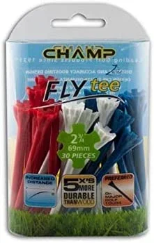 2 3/4″ Patriot Champ Fly Tees -30 Pack