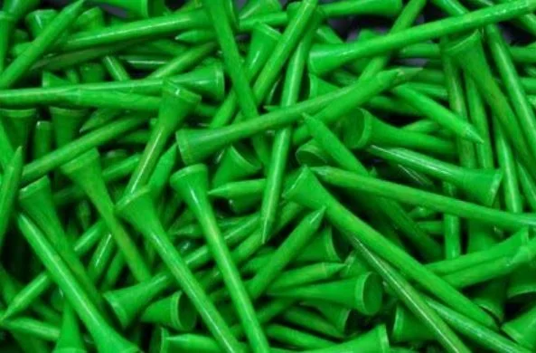 2 3/4″ Wood Tees (100 Pack) Neon Green