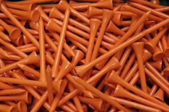 2 3/4″ Wood Tees (100 Pack) Orange