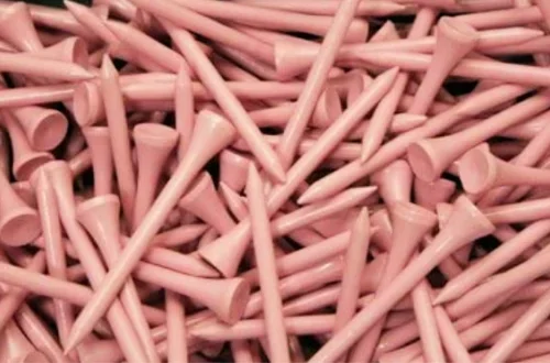 2 3/4″ Wood Tees (100 Pack) Peach