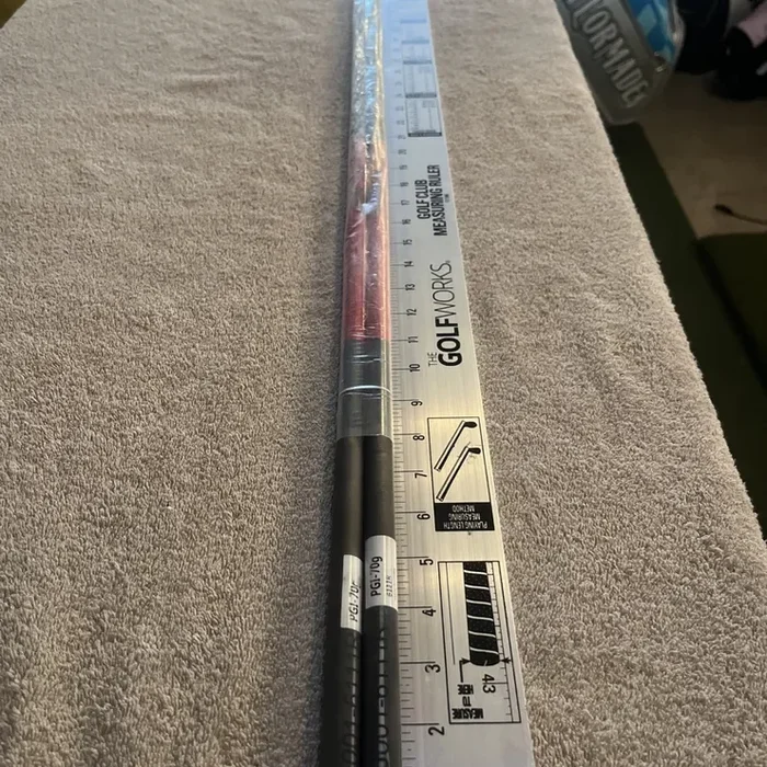 (2) KBS PGI Graphite Uncut Iron Shafts .370 Tip 70g Regular Flex, Ships Today!