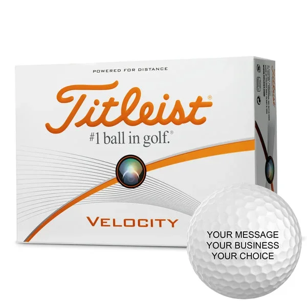 20 Dozen Titleist Velocity Custom Golf Balls For IAS