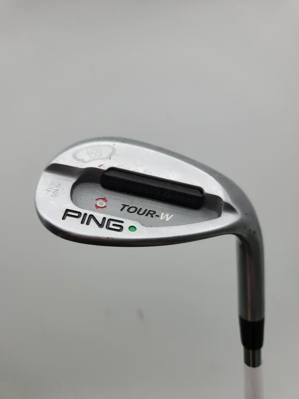 2007 PING TOUR W BRUSHED SILVER WEDGE 64* STIFF PING AWT 35.5″ GOOD