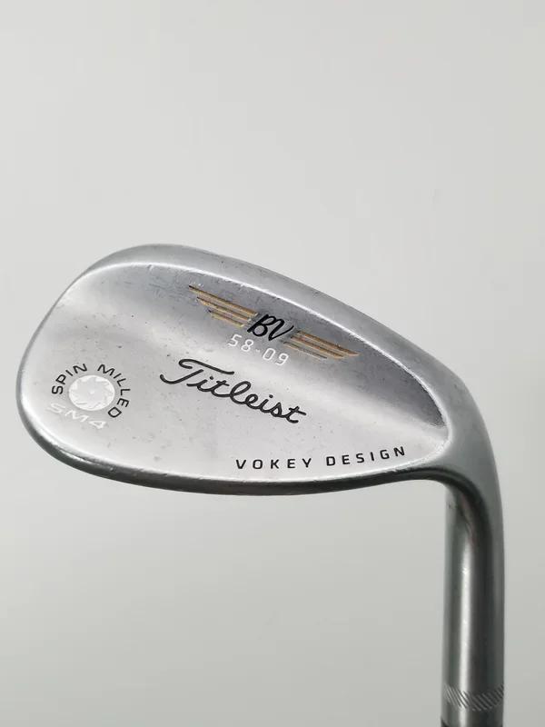 2011 TITLEIST VOKEY SM4 CHROME WEDGE 58*/9 REGULAR TT DYNAMIC GOLD R300 35″ FAIR