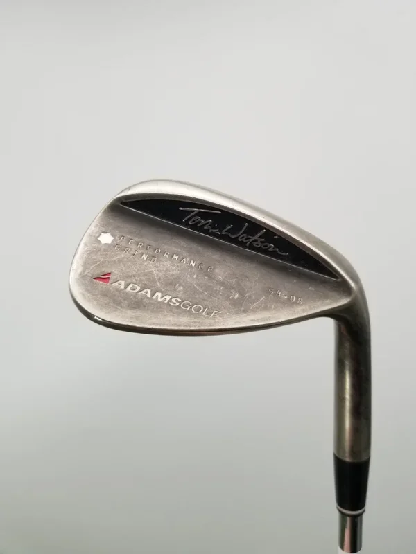 2012 ADAMS TOM WATSON PERFORMANCE GRIND WEDGE 54*/08 WEDGE FLEX STEEL 35″ GOOD