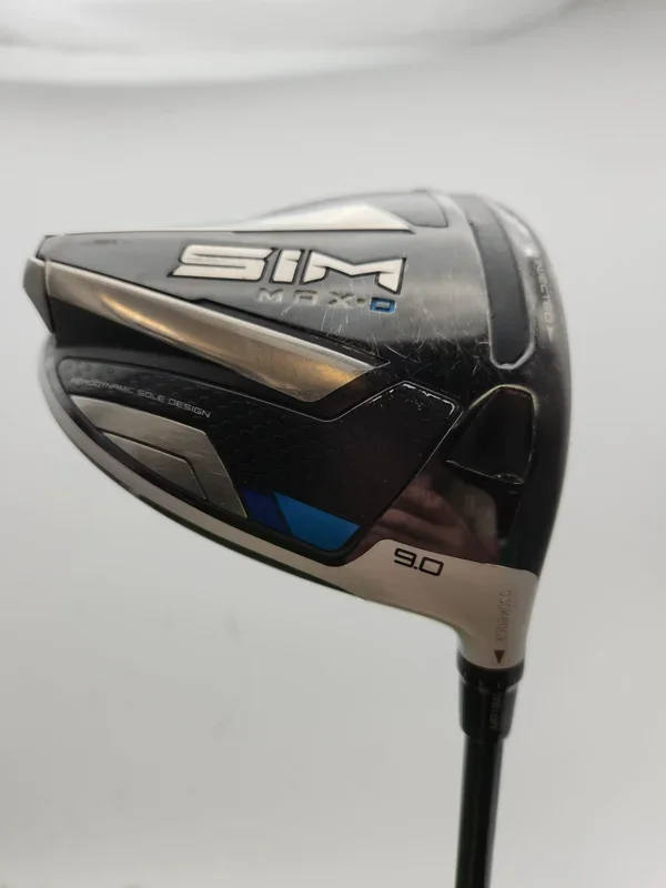 2020 TAYLORMADE SIM MAX D DRIVER 9* STIFF MITSU TENSEI AV BLUE 65 +HC GOOD