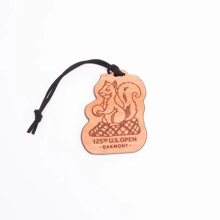 2025 U.S. Open Oakmont Squirrel Bag Tag