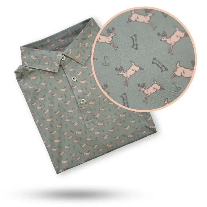 “Bows & Bucks” Golf Polo