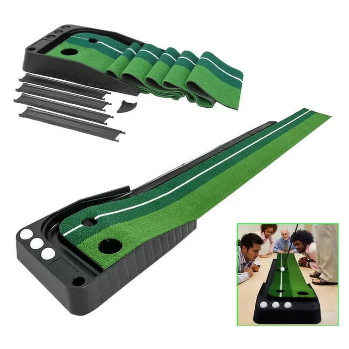 9.8 FT Golf Putting Green Mat | Auto Ball Return