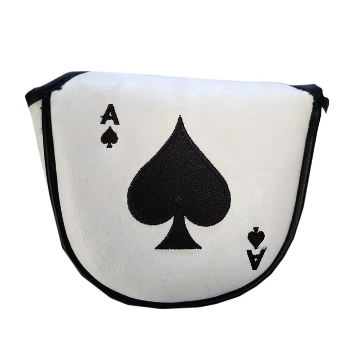 Ace of Spades Putter Cover for Heel Shafted Mallet Putters *LAST CALL*
