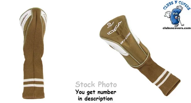 Adams Idea a7OS Ladies Hybrid #4 Headcover BRONZE/WHITE