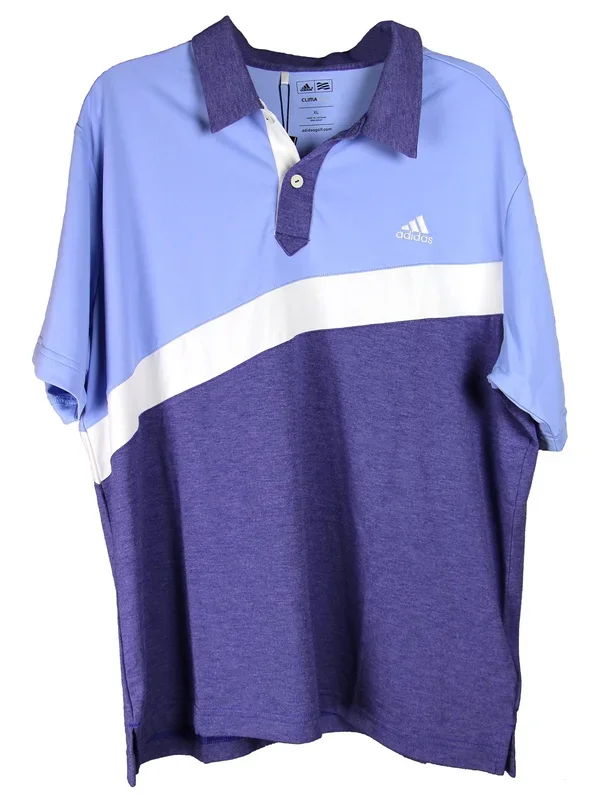 Adidas Junior’s Climalite Angular Color Blocked Polo