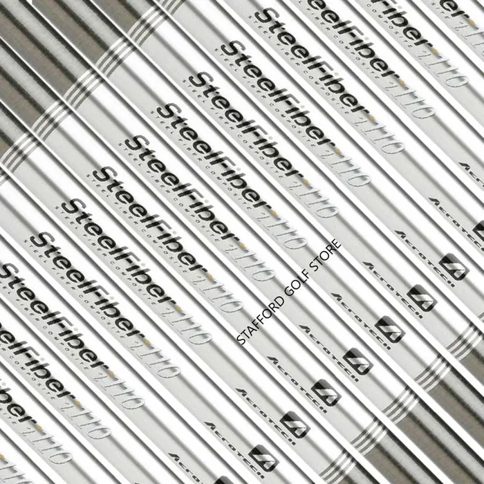 Aerotech SteelFiber i110 Graphite Iron Shaft Set – .370″ Parallel Tip Stiff/Extra-Stiff Flex