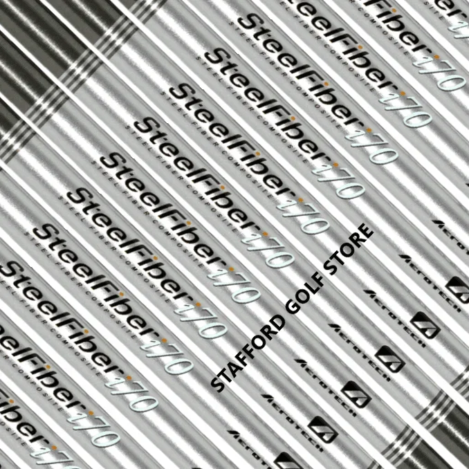 Aerotech SteelFiber i70 Graphite Iron Shafts Set .370″ Parallel Tip A/R/S Flex Lightweight