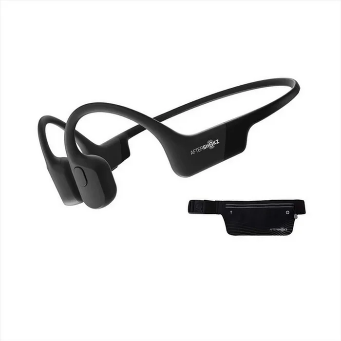 AfterShokz Wireless Headphones Aeropex Cosmic Black Bone Conduction Brand New