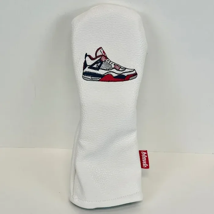 Air Jordan AJ4 Hybrid Headcover – Blank Golf – White