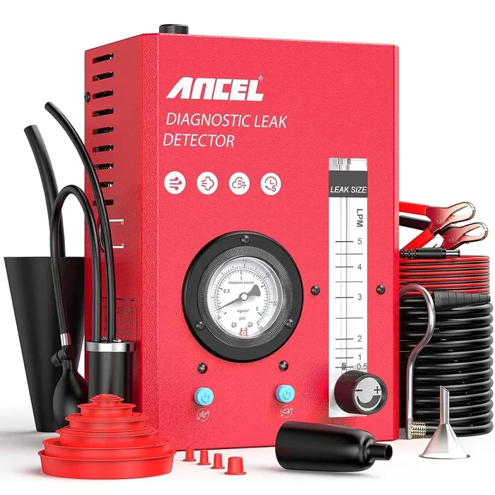 Ancel S3000 Automotive Smoke Machine With Built-in Air Pump And Pressure Gauge For Leaks Test In Vacuum,Fuel, EVAP And Other Cars System