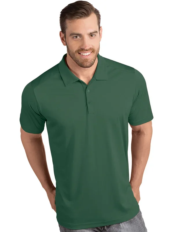 Antigua Men’s Dark Pine Tribute 104197 Short Sleeve Polo( Size Medium) SALE