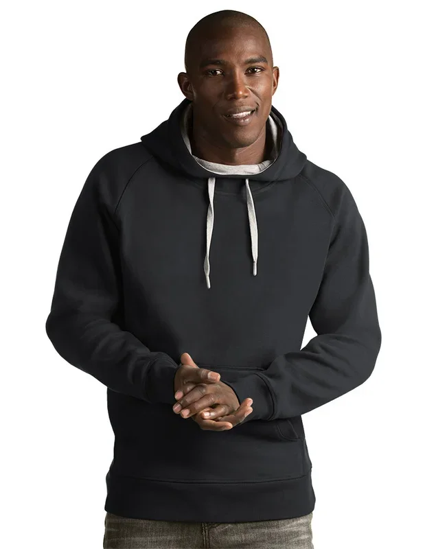 Antigua: Men’s Essentials Hood Pullover – Victory Charcoal 101182
