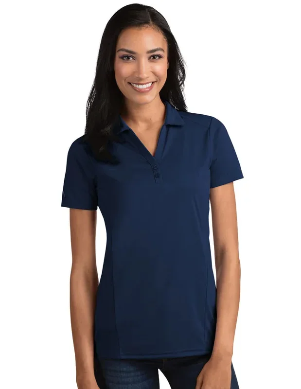 Antigua: Women’s Essentials Short Sleeve Polo – Navy Tribute 104198