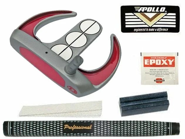 Armada Mallet Putter Component Kit – Red Face