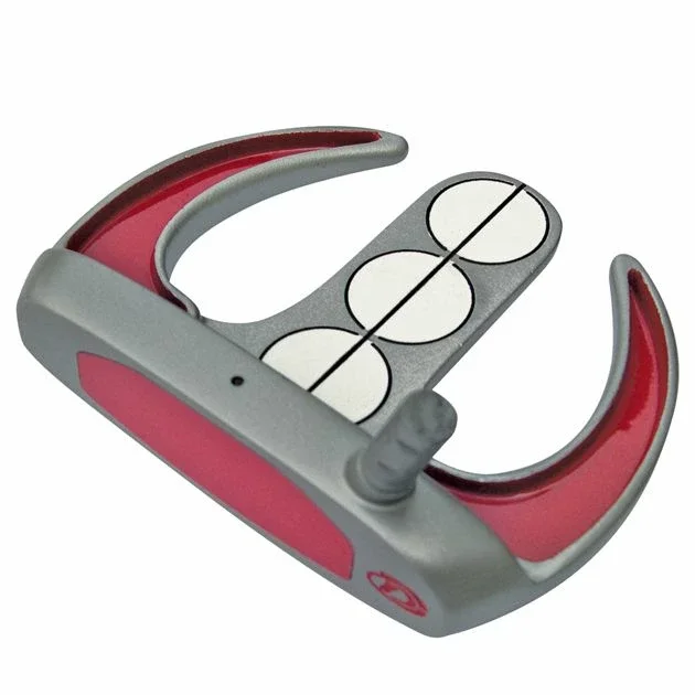 Armada Mallet Putter Head – Red/Gray
