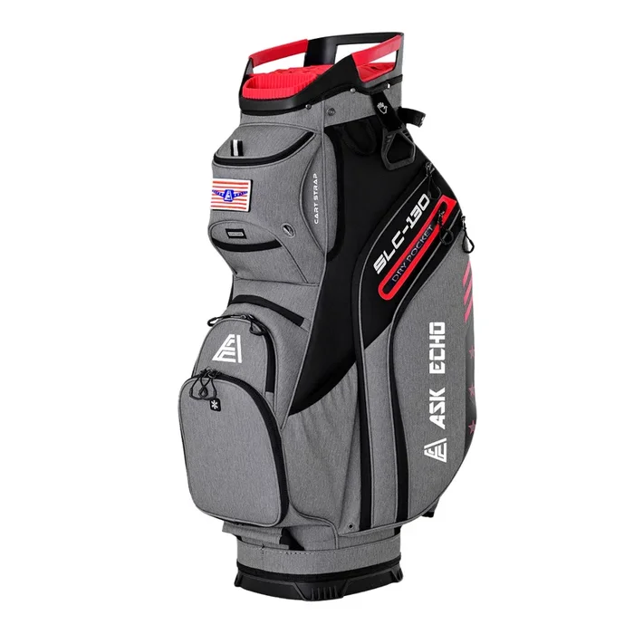 Ask Echo 2024 SLC-130 15 Way Full Length Dividers Golf Quiet Cart Bag / Grey