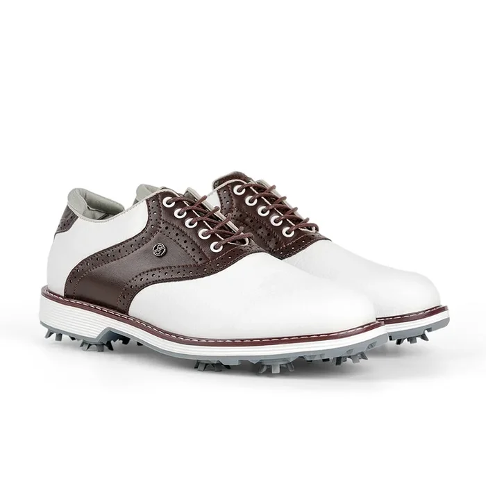 Ask Echo G1 Men’s Professional Spikes Golf Shoes / Brown