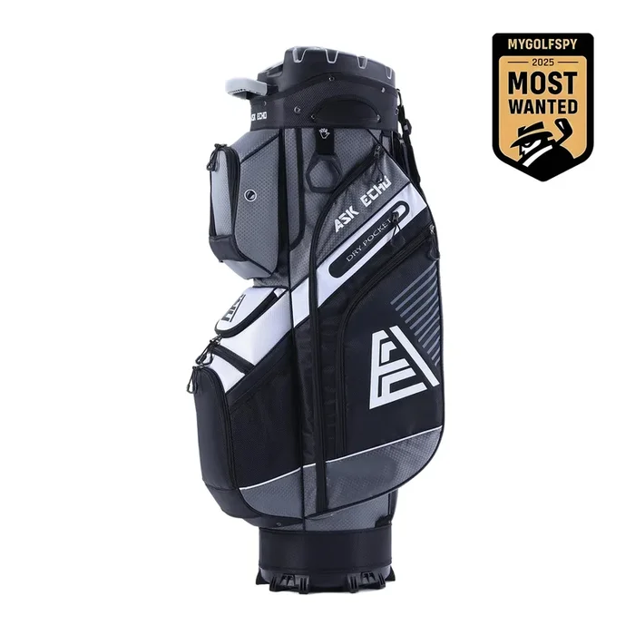 Ask Echo T-LOCK 2.0 14 Way Organizer Dividers Golf Quiet Cart Bag / Grey