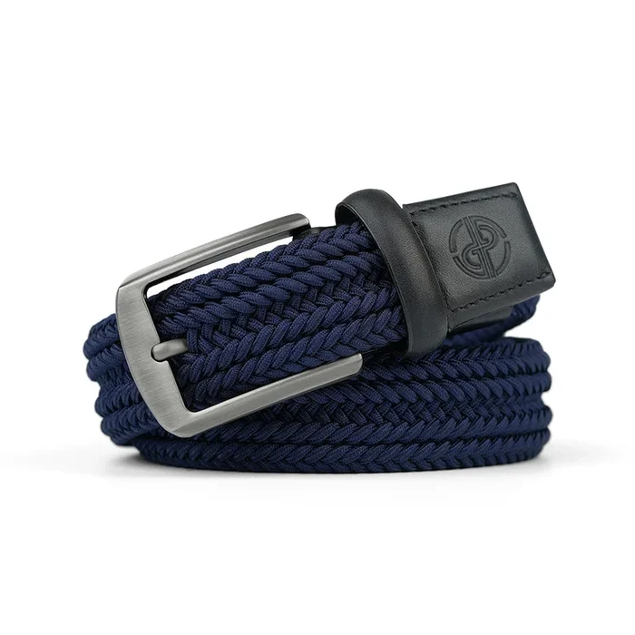 Ask Echo X Goating Player Men’s Natural Flex Golf Belt / Navy