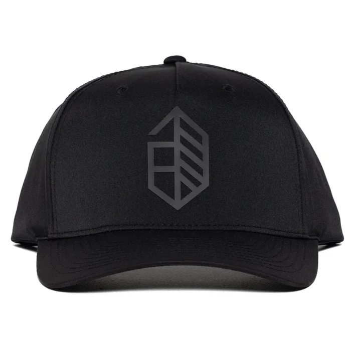 Athletic Utility Snapback Curved – Black/Black