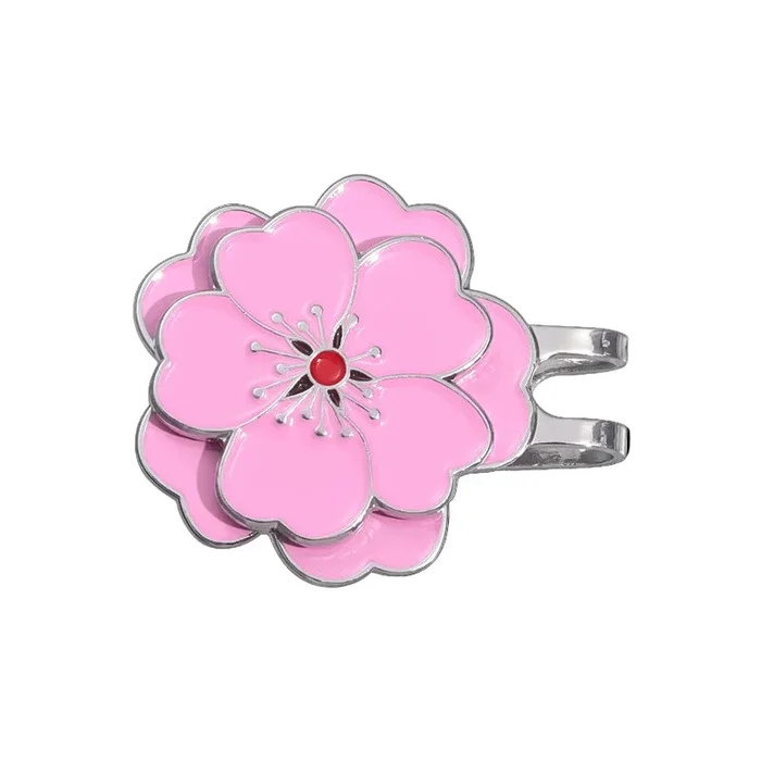 Azalea Bloom Golf Ball Marker Clip