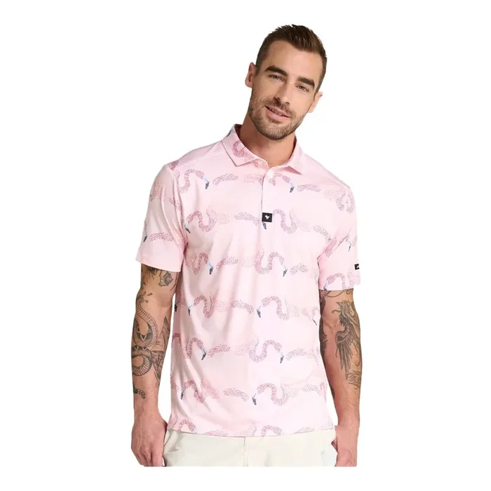 Bad Birdie Pinky Promise Golf Polo