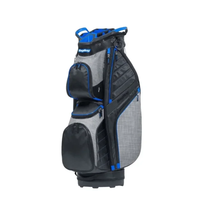 Bag Boy CB-15 Cart Bag 15 Way Divider Black Gray Royal Blue