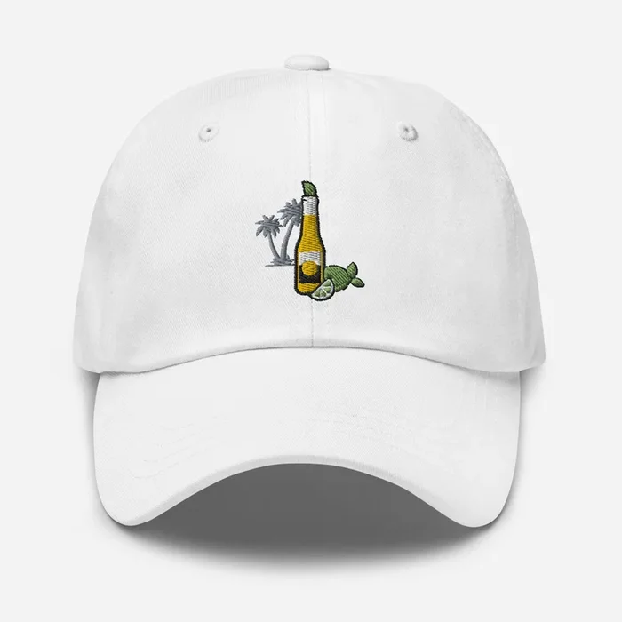 Beer O’Clock Somewhere Embroidered Golf Hat with Adjustable Strap by ReadyGOLF