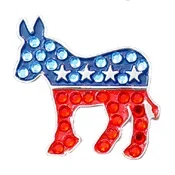 BELLA Swarovski Crystal Ball Marker & Hat Clip – DEMOCRAT
