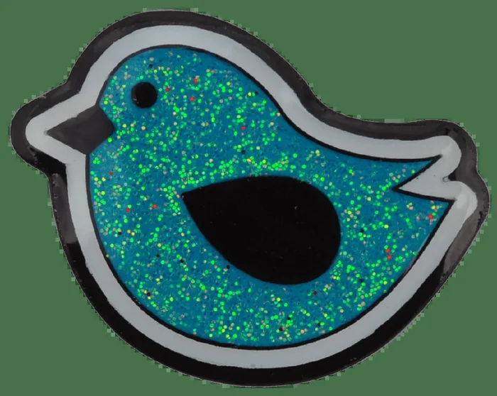 Birdie Hunting Glitter Ball Marker & Hat Clip – Blue by ReadyGOLF