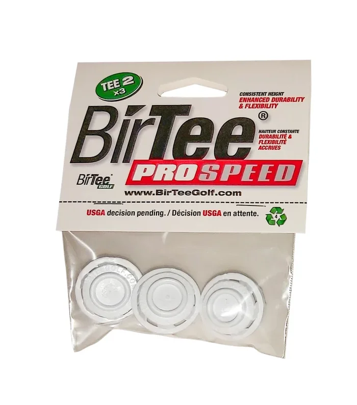 Birtee PRO SPEED Individual Tee Packs – Size #2 – 3 Tees Per Pack