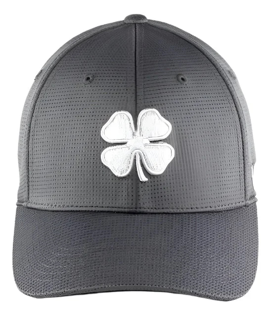 Black Clover: Iron X Steel Hat (Gray with White Clover)