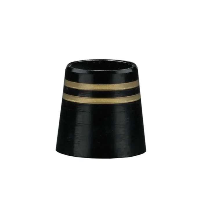 Black/Gold Wood Ferrules – .335″ – 57PW