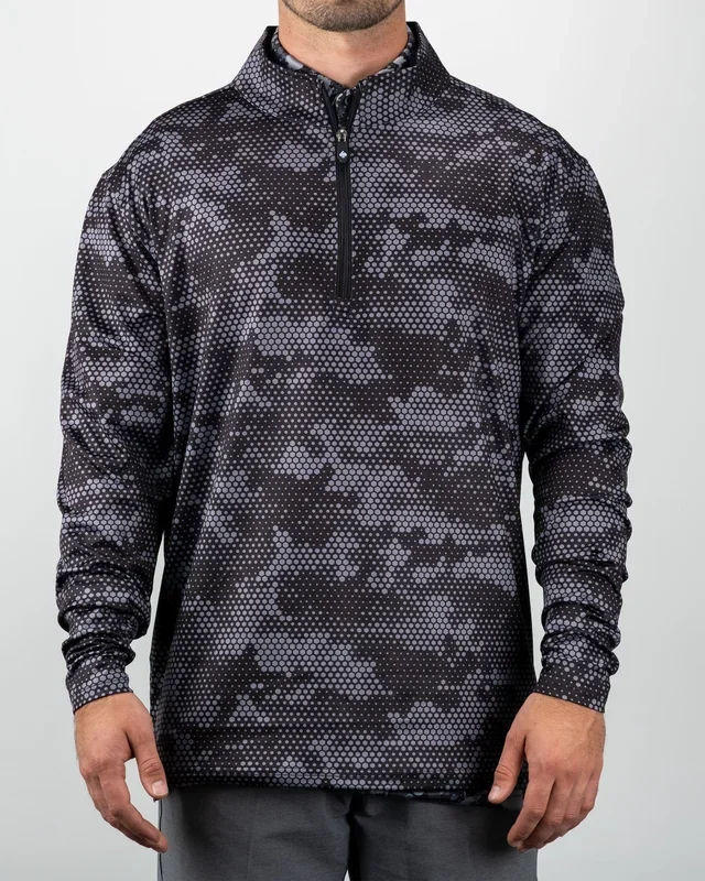 Black Hex Digi Pullover