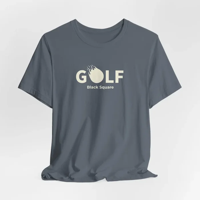 Black Square Golf Fire T