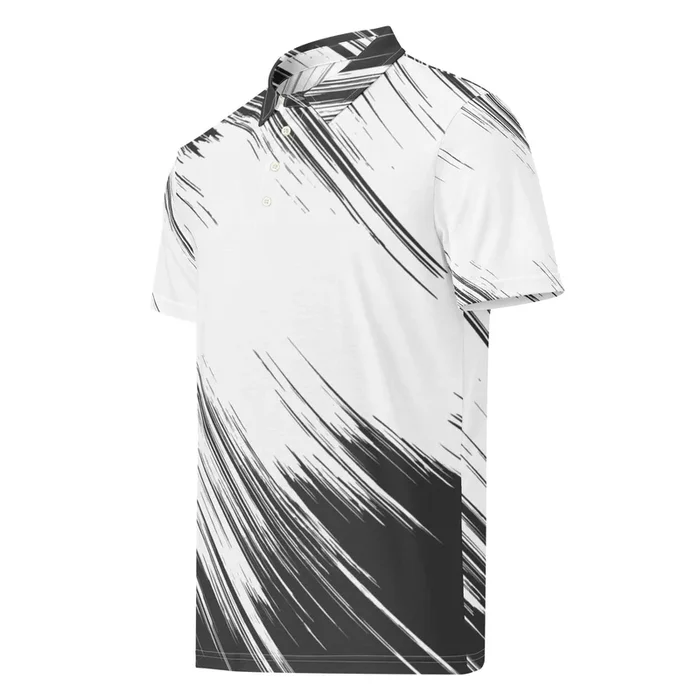 Black Square Golf Men’s Force Slim Fit Polo