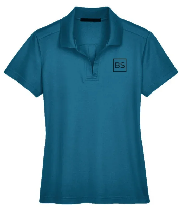 Black Square Golf Performance Ladies’ Plaited Signature Golf Polo