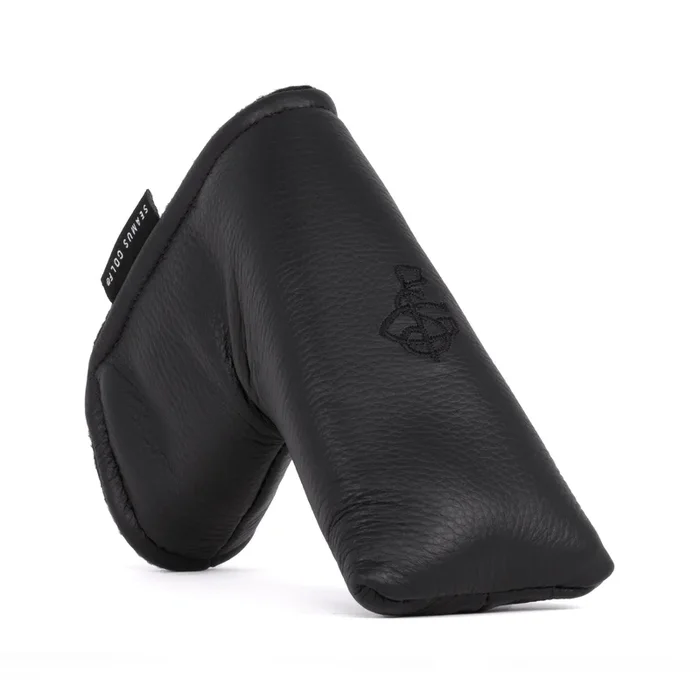 Black Tribeca Leather Blade Putter Cover
